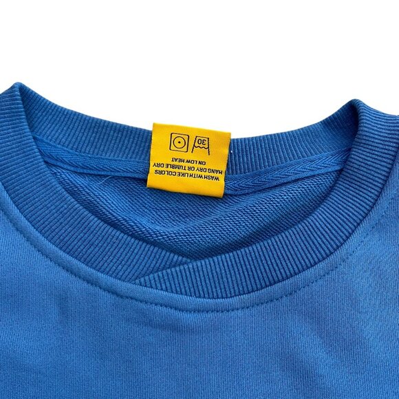 Scenes Soccer Mens Seleccion NYC Crewneck Sweatshirt Blue Small Streetwear - Picture 6 of 12